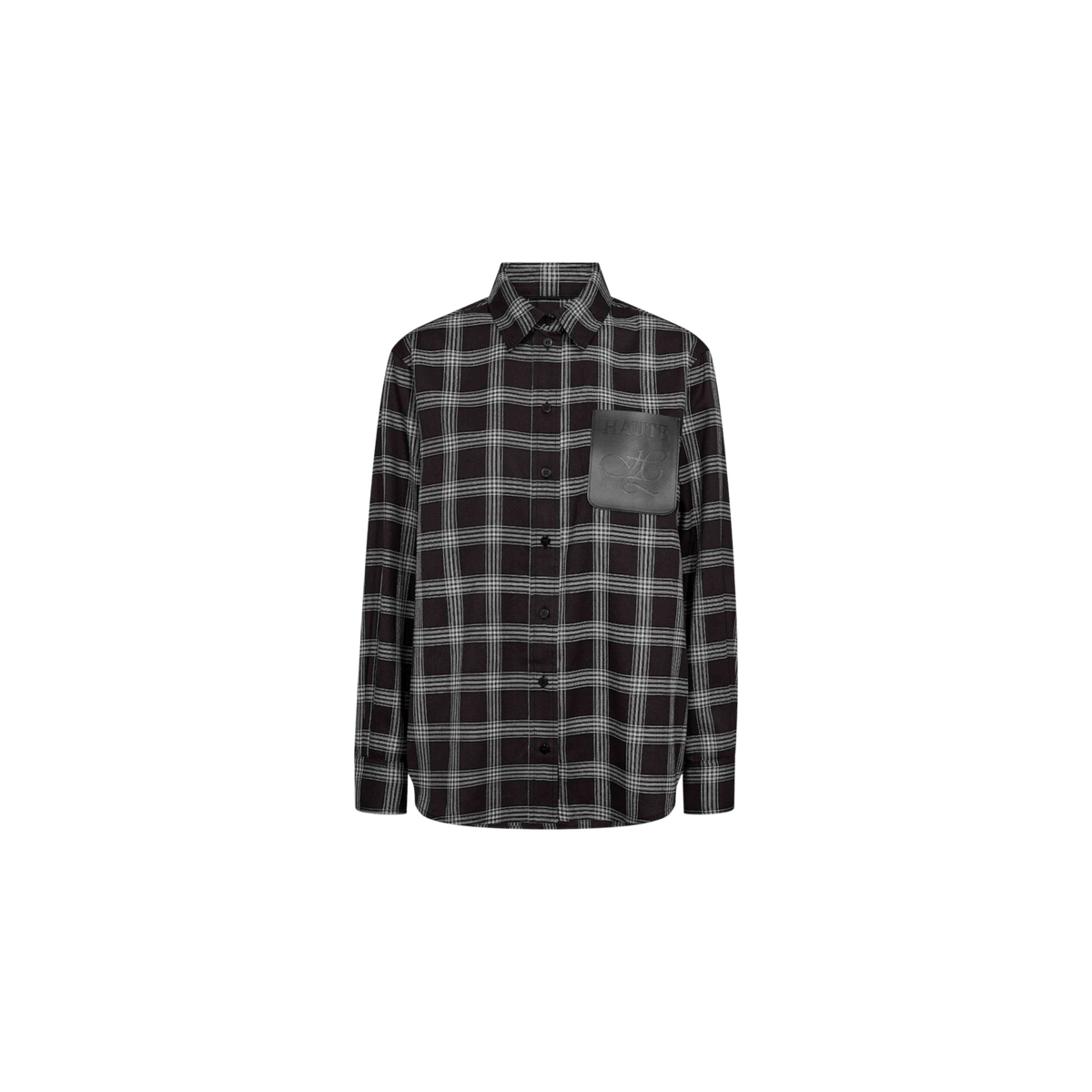 HAUTE CHECK BADGE SHIRT HL (109) - LifeStyle Hedensted