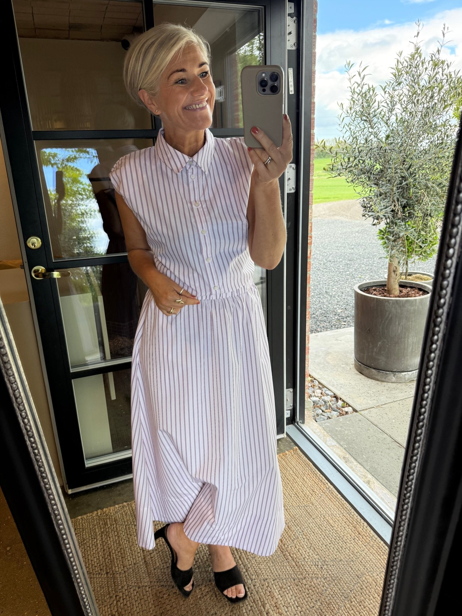 ISELLA DOUBLE STRIPE TOP NN - LifeStyle Hedensted