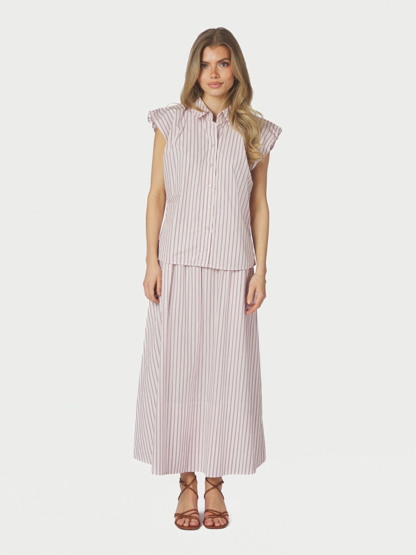 ISELLA DOUBLE STRIPE TOP NN - LifeStyle Hedensted