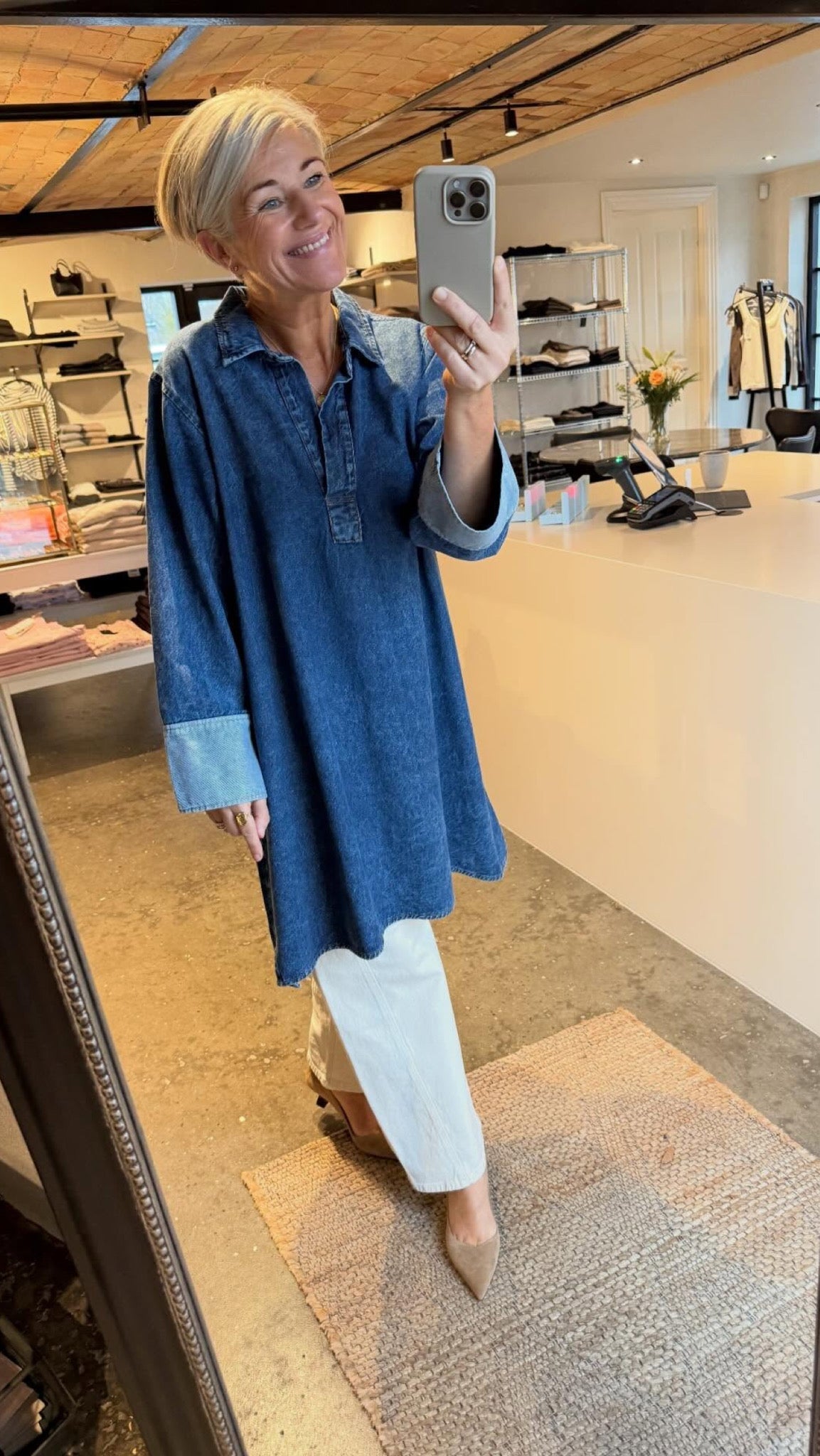 IZZY DENIM TUNIC KJOLE - LifeStyle Hedensted