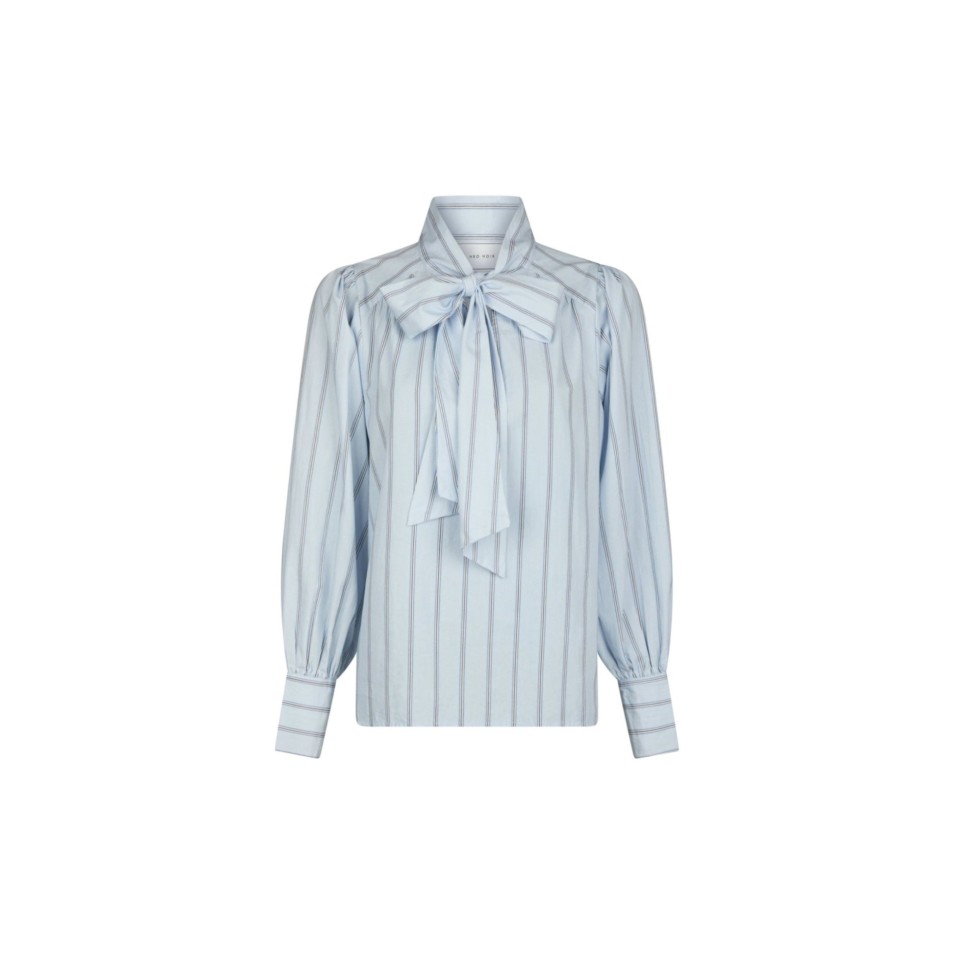 JAZ BOW STRIBET BLOUSE NN - LifeStyle Hedensted