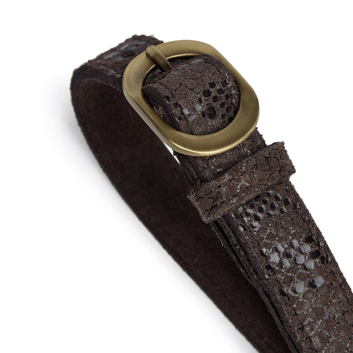 JEANS BELT 16130 MOCCA DEPECHE - LifeStyle Hedensted
