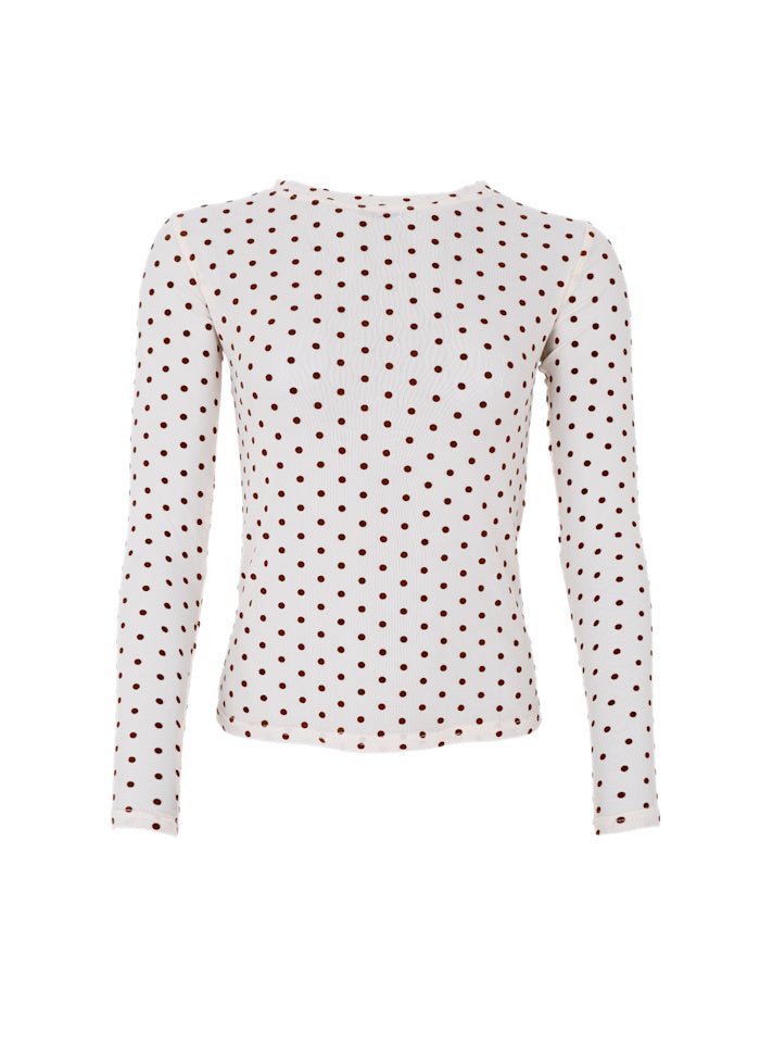 JENNIE DOTTED MESH BLUSE BC - LifeStyle Hedensted