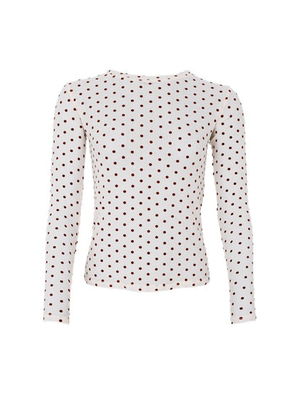 JENNIE DOTTED MESH BLUSE BC - LifeStyle Hedensted