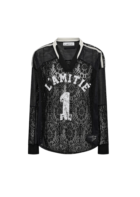 LACE FOOTBALL V - BLOUSE HL - LifeStyle Hedensted