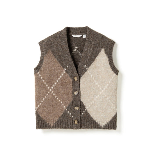 LAIANA KNIT VEST NE - LifeStyle Hedensted