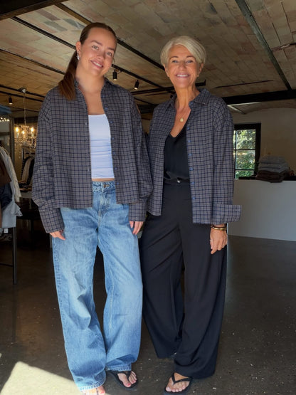 LENNIE BOXY TERNET SKJORTE MEW (192) - LifeStyle Hedensted