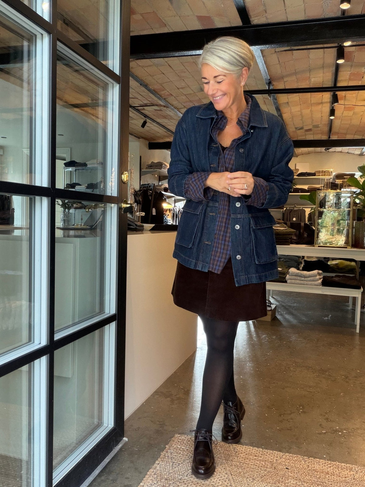 LINGS SKIRT MØRK BRUN PT 301) - LifeStyle Hedensted