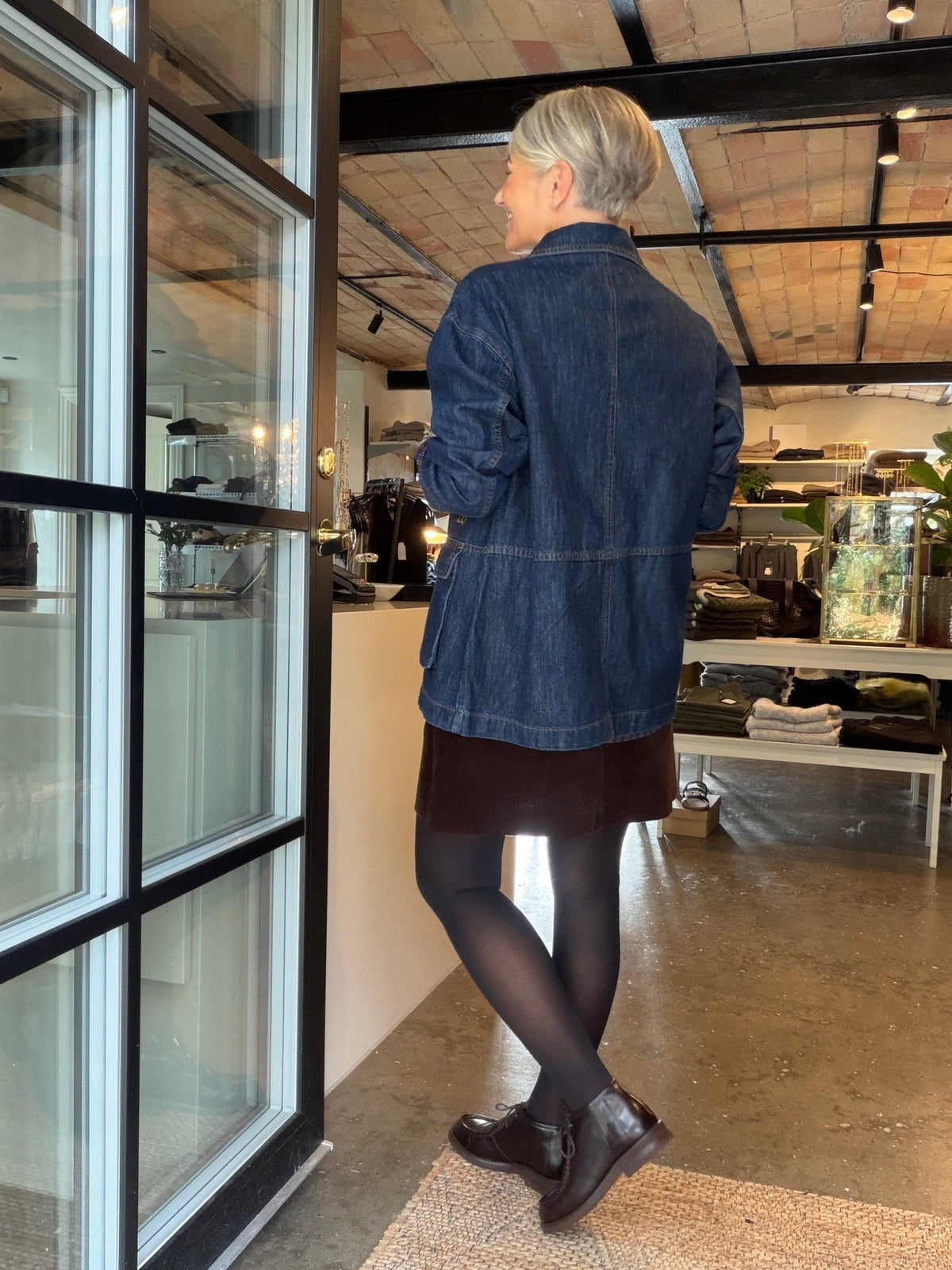 LINGS SKIRT MØRK BRUN PT 301) - LifeStyle Hedensted