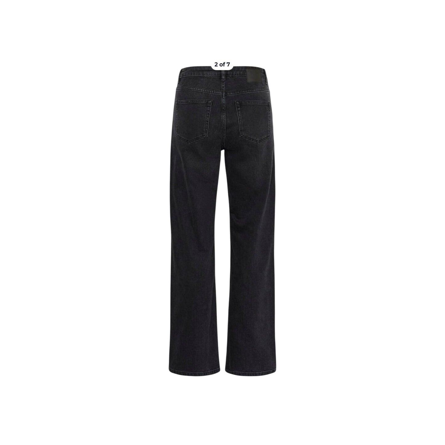 LOUIS 139 HIGH WIDE JEANS MEW BLACH WASH - LifeStyle Hedensted