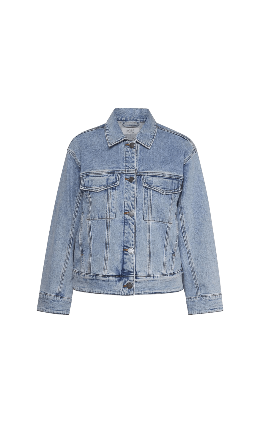 LOVE1304 DENIM SKJORTE L&D - LifeStyle Hedensted