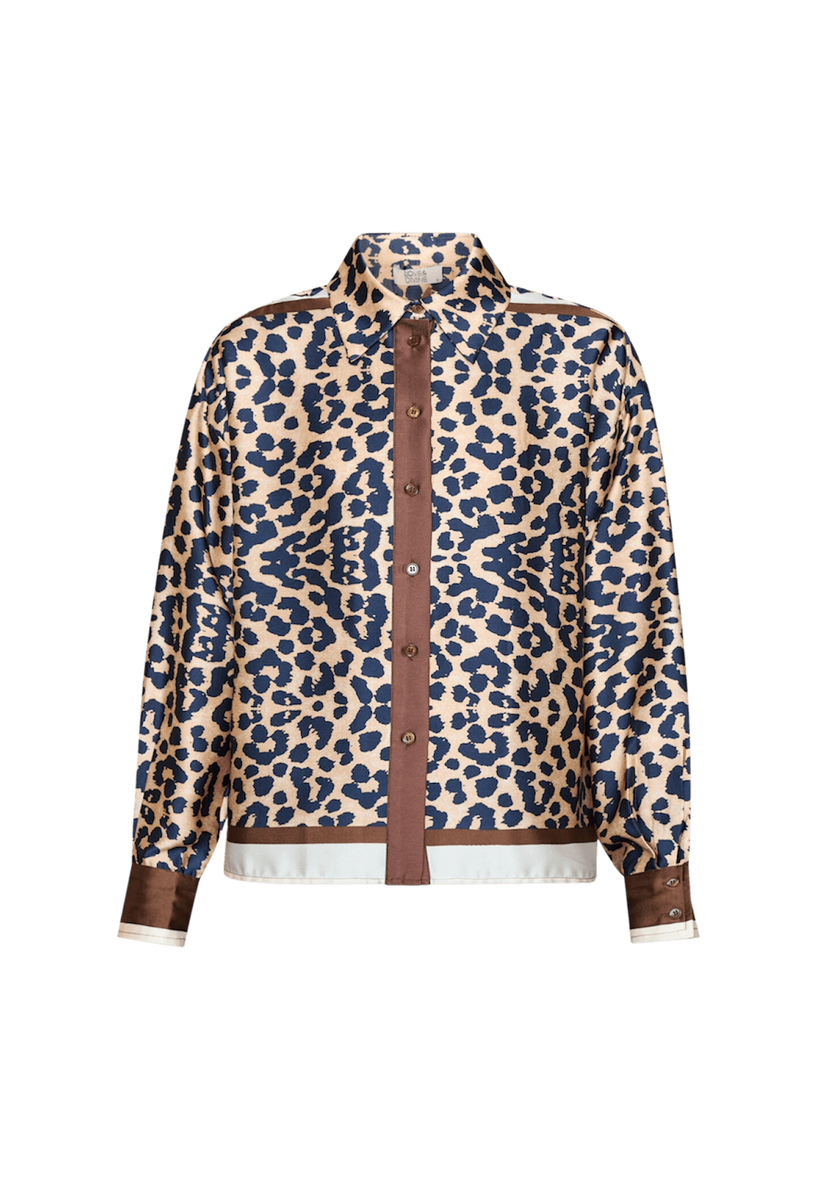 LOVE1393 SKJORTE BRUN L&D - LifeStyle Hedensted