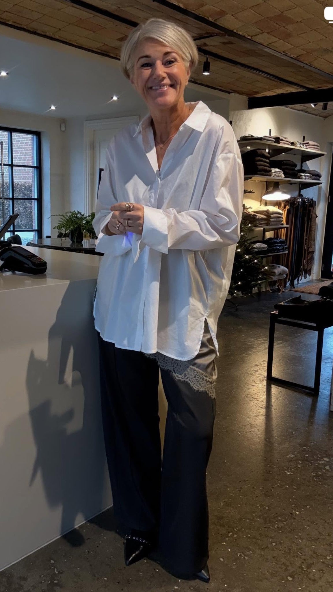 LOVE1472 SATIN TOP L&D - LifeStyle Hedensted