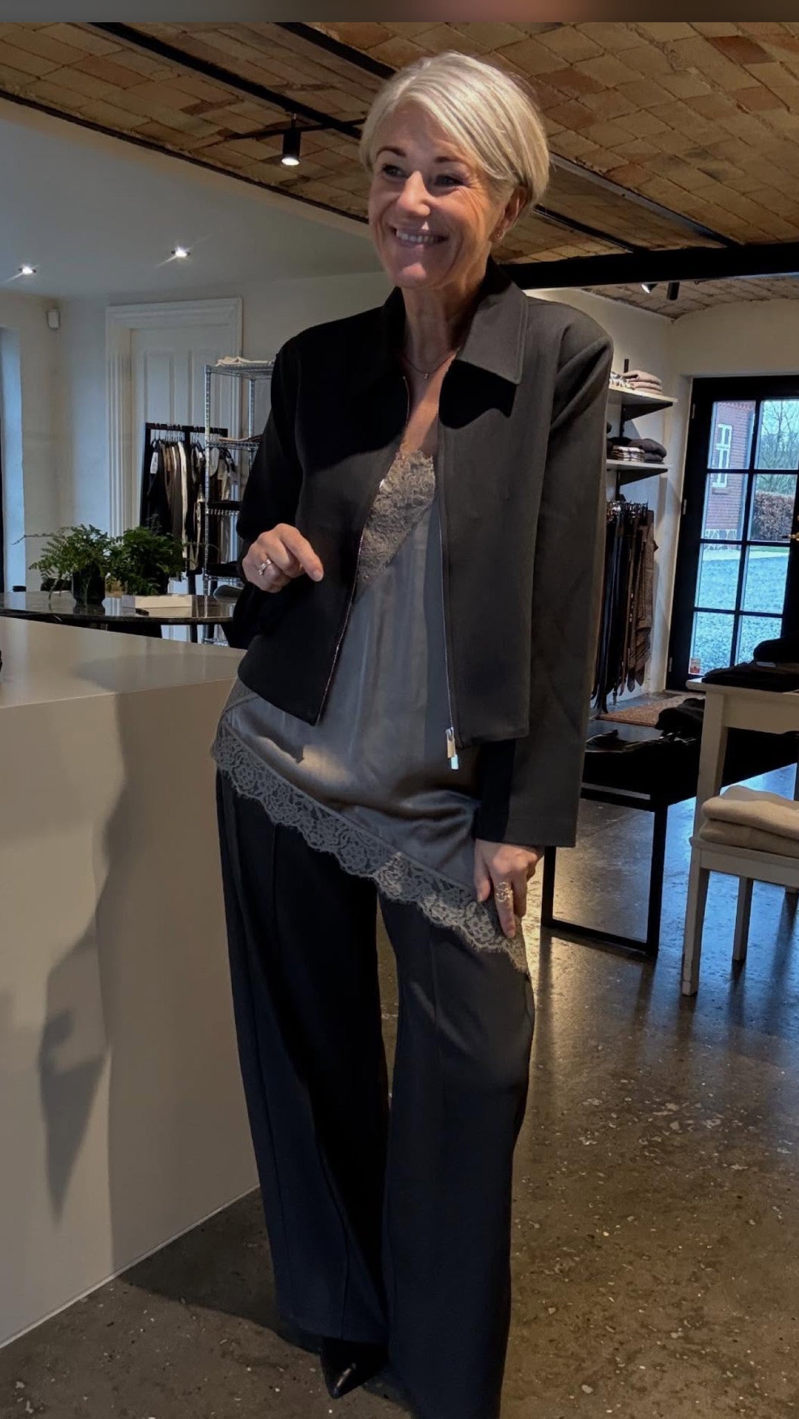 LOVE1472 SATIN TOP L&D - LifeStyle Hedensted