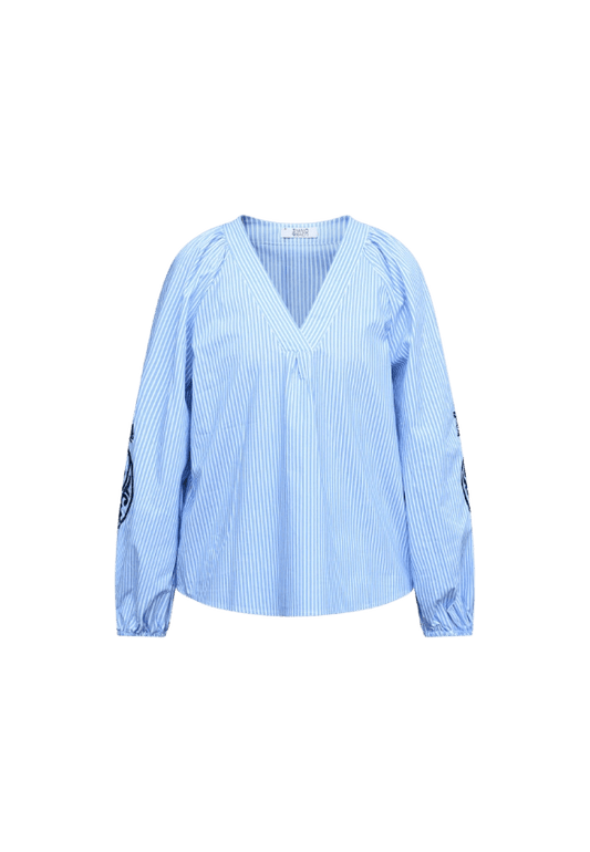 LOVE1529 SKJORTE M. BRODERI L&D - LifeStyle Hedensted