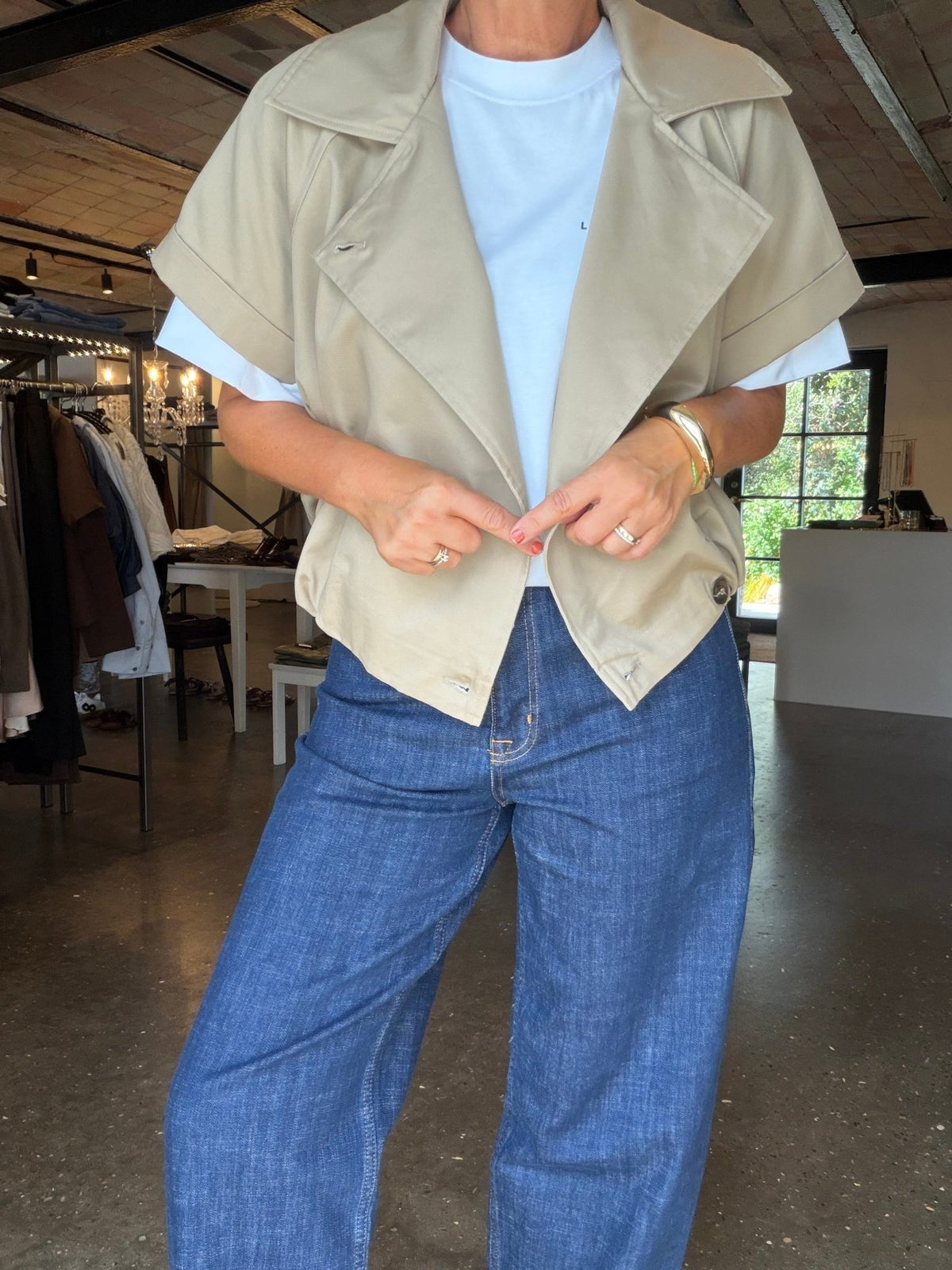 LUCY 187 BARREL JEANS MEW (211) - LifeStyle Hedensted