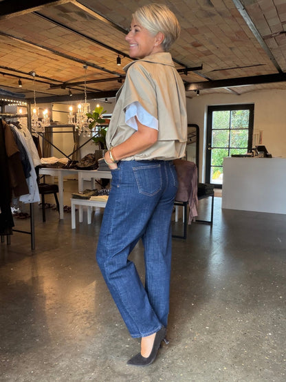 LUCY 187 BARREL JEANS MEW (211) - LifeStyle Hedensted