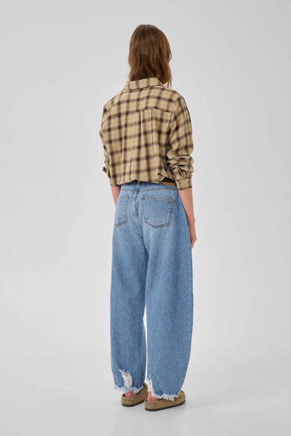 LUCY LOOSE BALLOON JEANS MEW - LifeStyle Hedensted