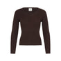 LULS RIB O-NECK LS BRUN ICHI (150)