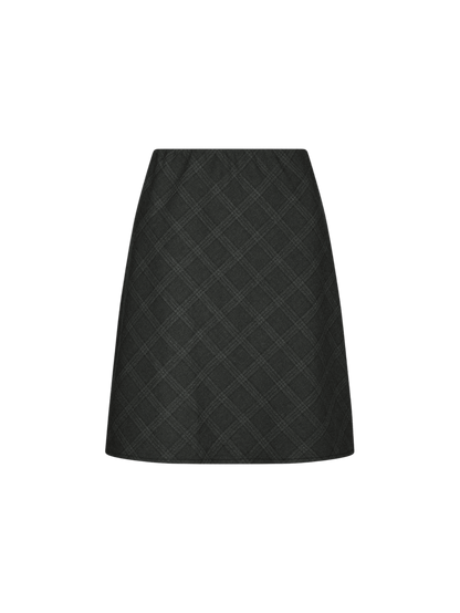 LUNNA CHECK SHORT SKIRT NN - LifeStyle Hedensted