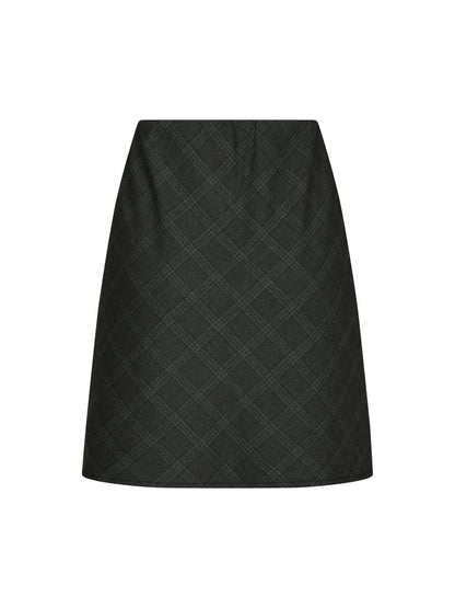 LUNNA CHECK SHORT SKIRT NN - LifeStyle Hedensted