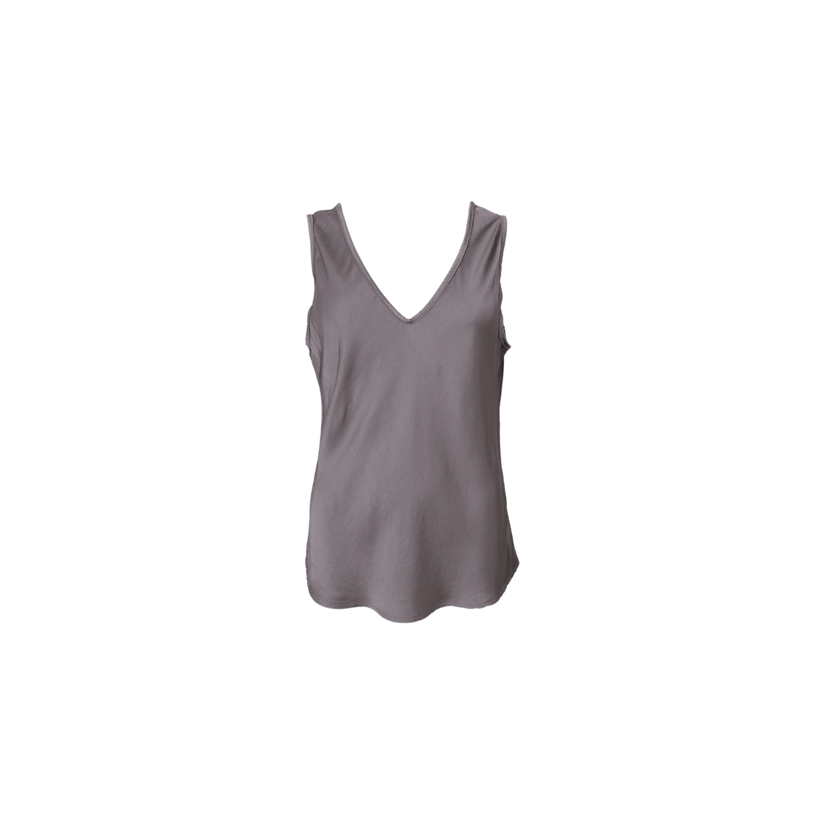 MABEL DOUBLE V-NECK TOP TAUPE BC (29) - LifeStyle Hedensted