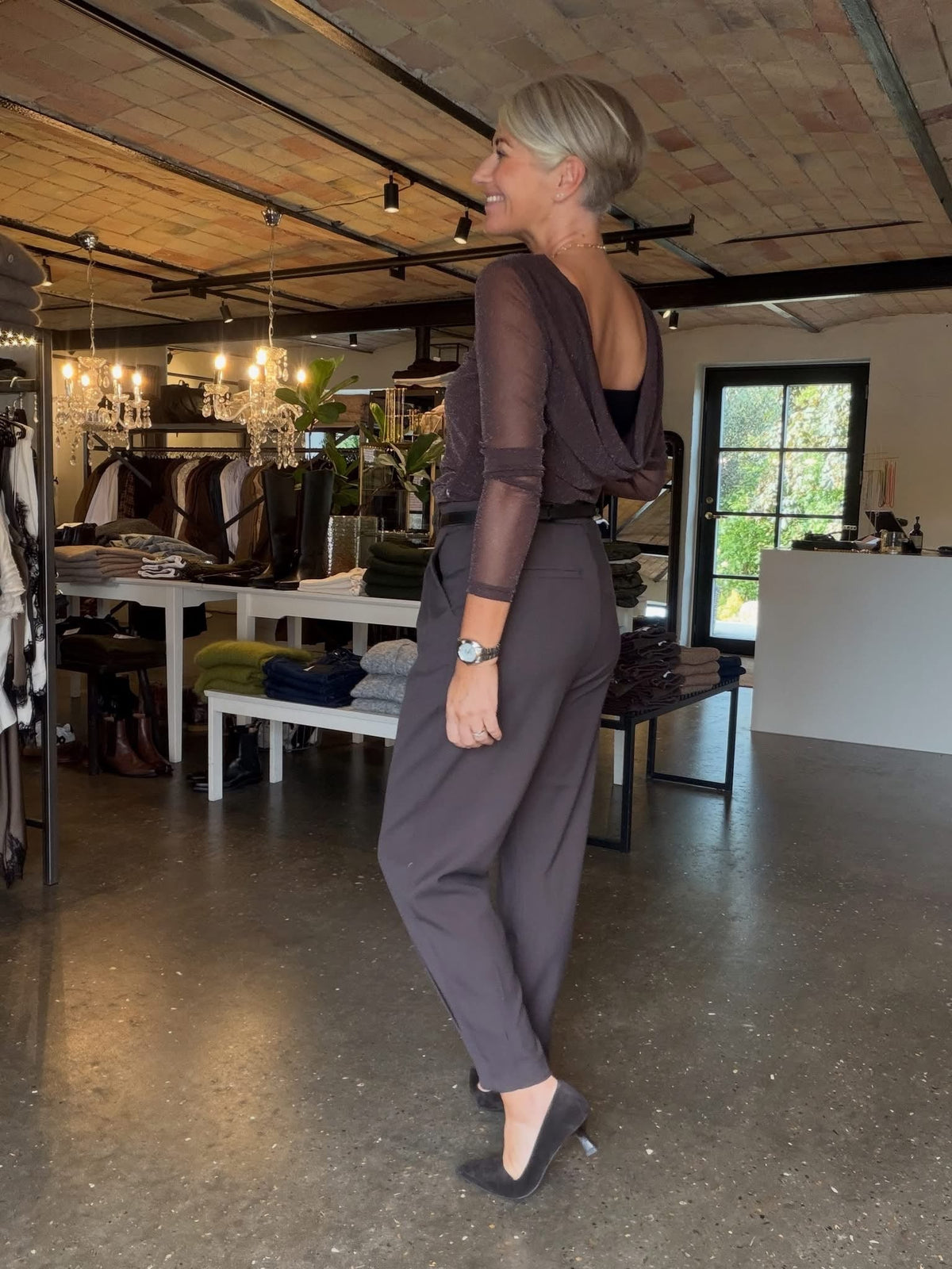 MADALINE TOP BRUN NE (314) - LifeStyle Hedensted