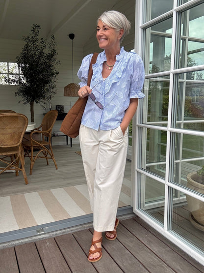 MANET JACQUARD BLUSE NN - LifeStyle Hedensted