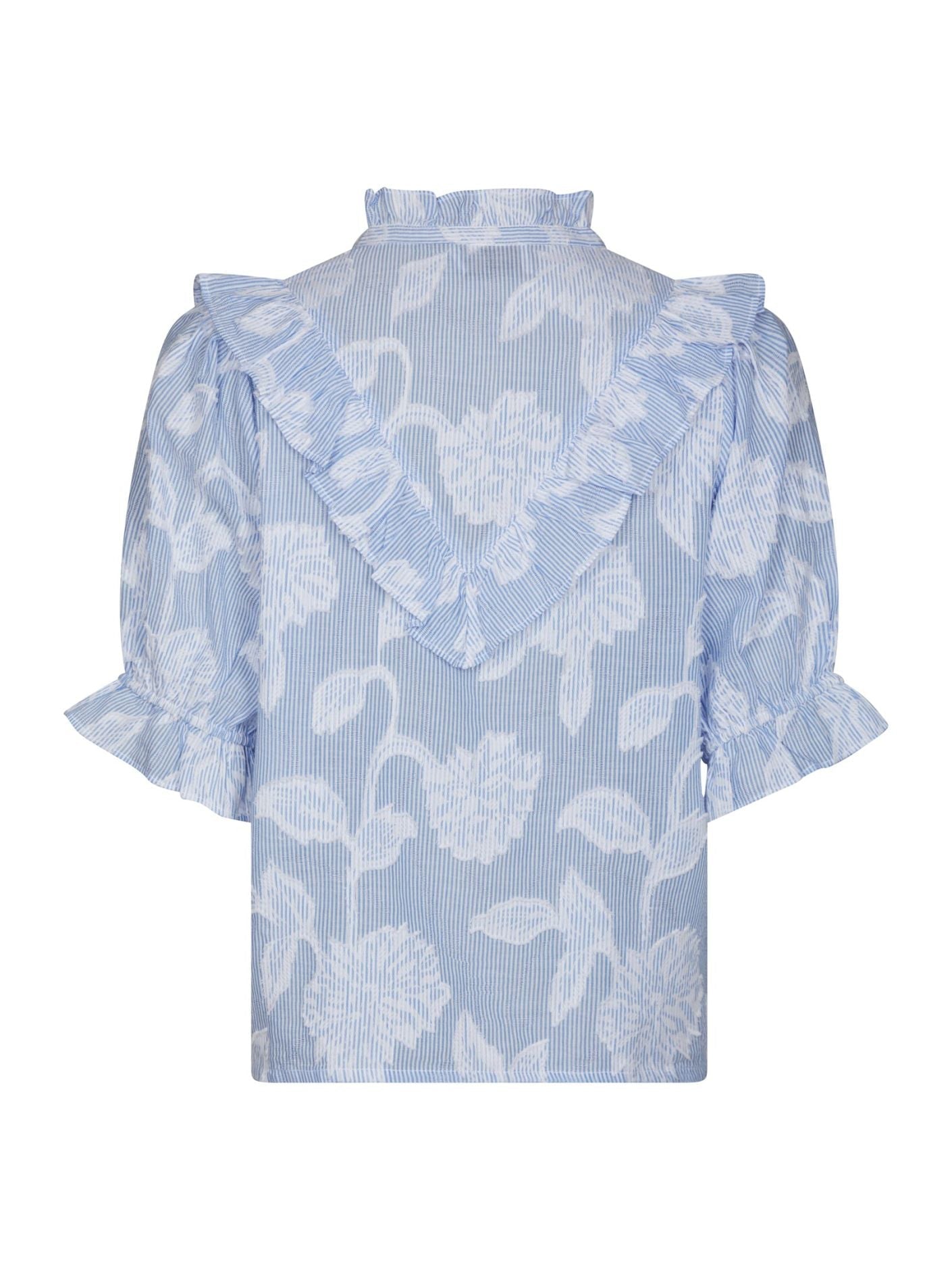 MANET JACQUARD BLUSE NN - LifeStyle Hedensted