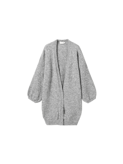MARCIELA CARDIGAN GRÅ NE (189-190) - LifeStyle Hedensted