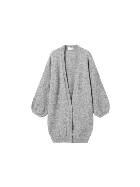 MARCIELA CARDIGAN GRÅ NE (189-190) - LifeStyle Hedensted