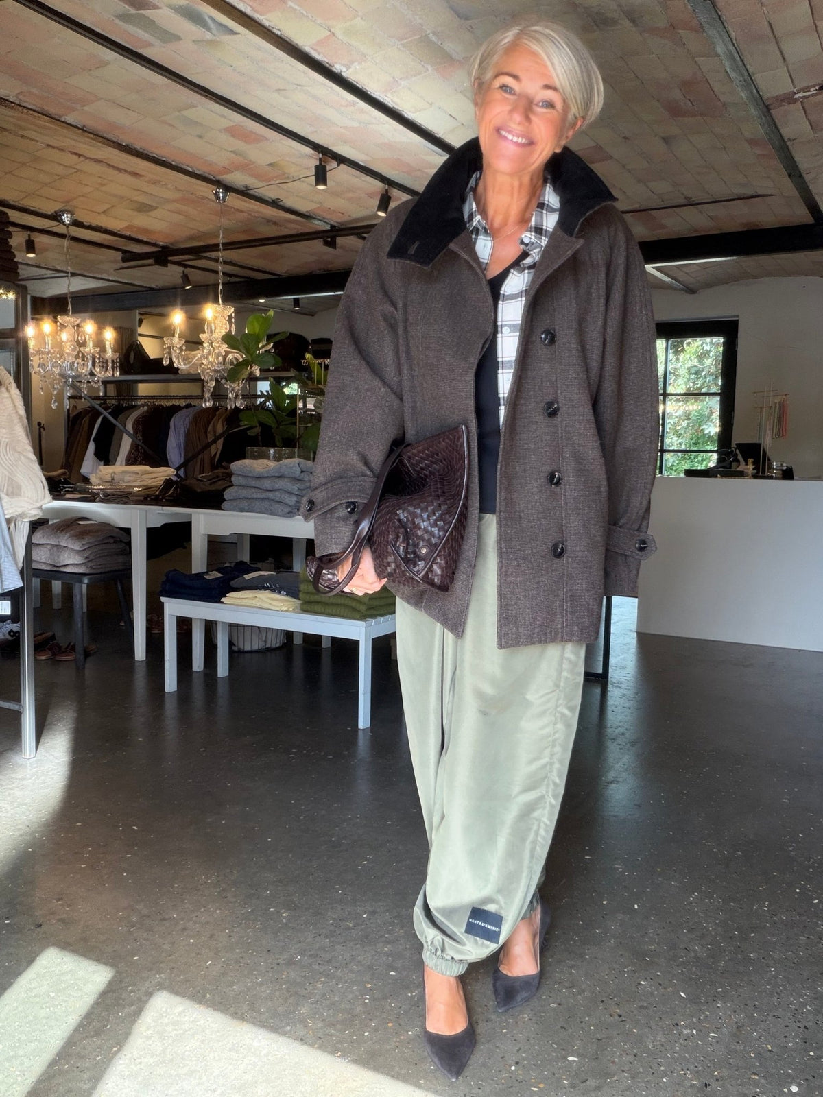 MARIEL MINI CHECK JAKKE NN (266) - LifeStyle Hedensted