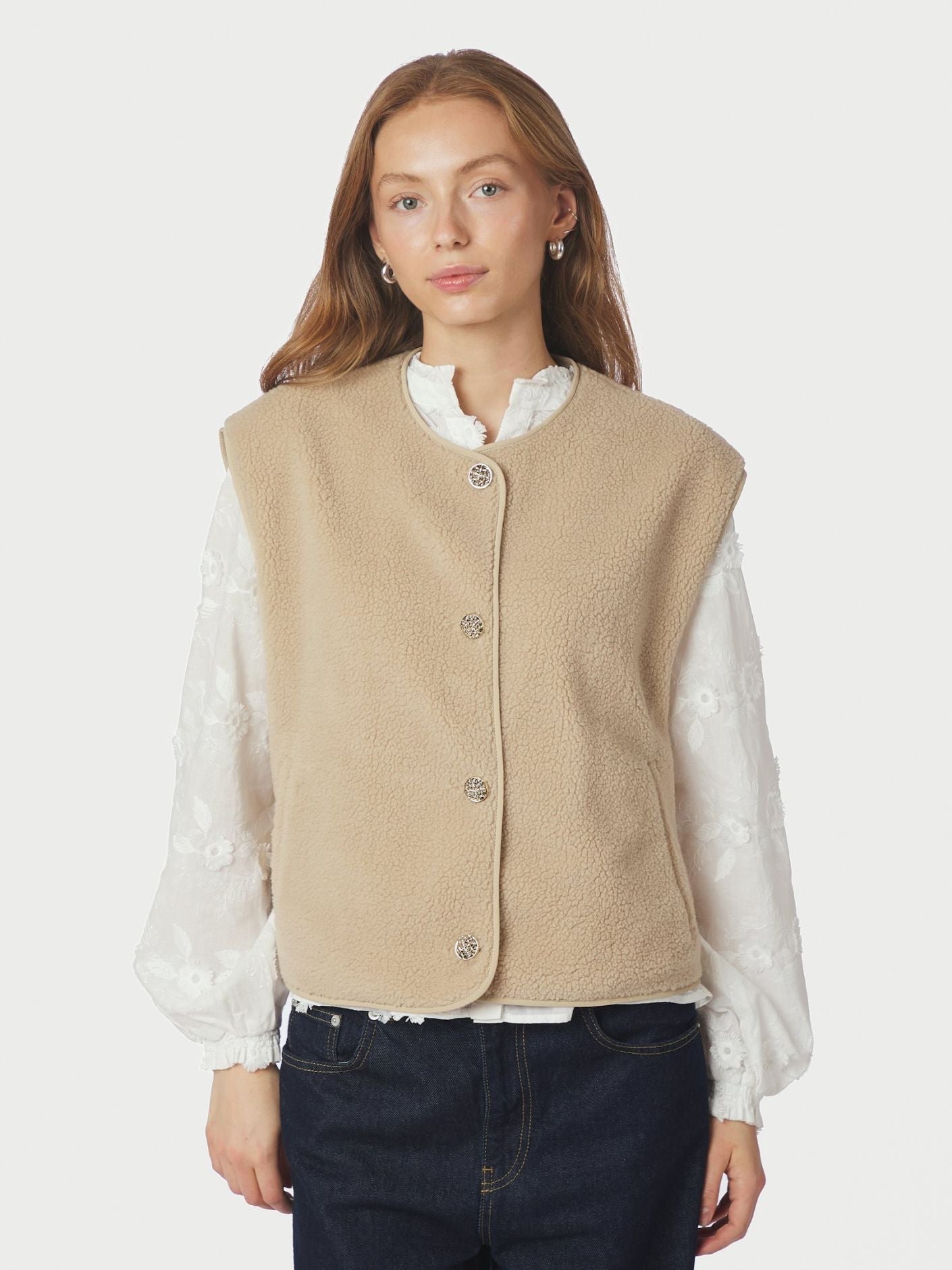 MARIKO TEDDY VEST NN - LifeStyle Hedensted