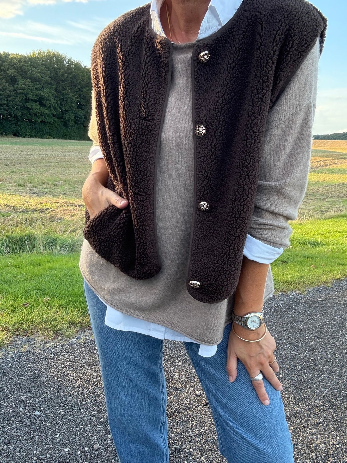 MARIKO TEDDY VEST NN - LifeStyle Hedensted