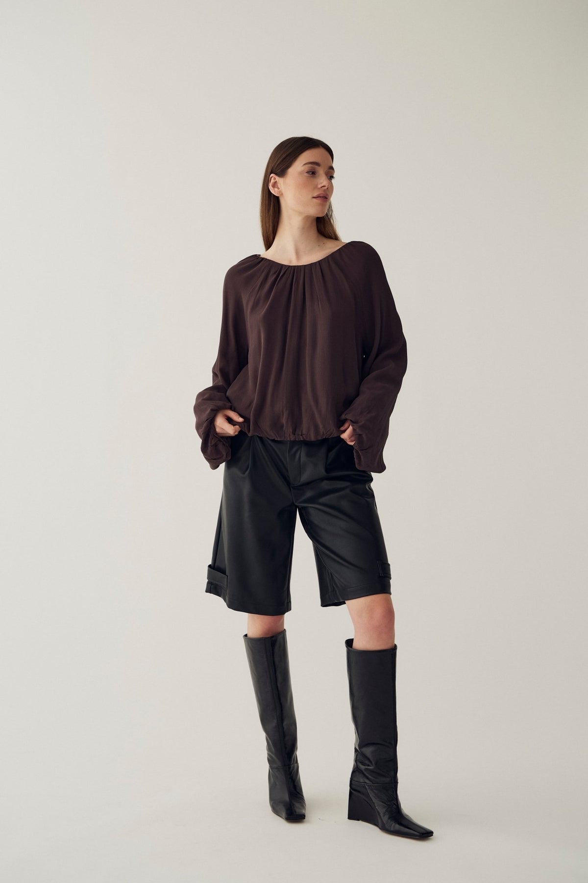 MARISELA BLUSE BRUN NE (293) - LifeStyle Hedensted