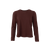 MAY L/Æ T-SHIRT BRUN BC(73)