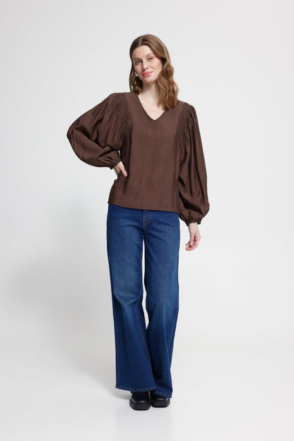 MELDA LS BLUSE ICHI (168) - LifeStyle Hedensted