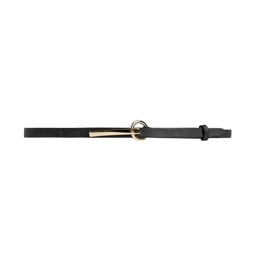 NARROW BÆLTE SORT 17402 DEPECHE - LifeStyle Hedensted