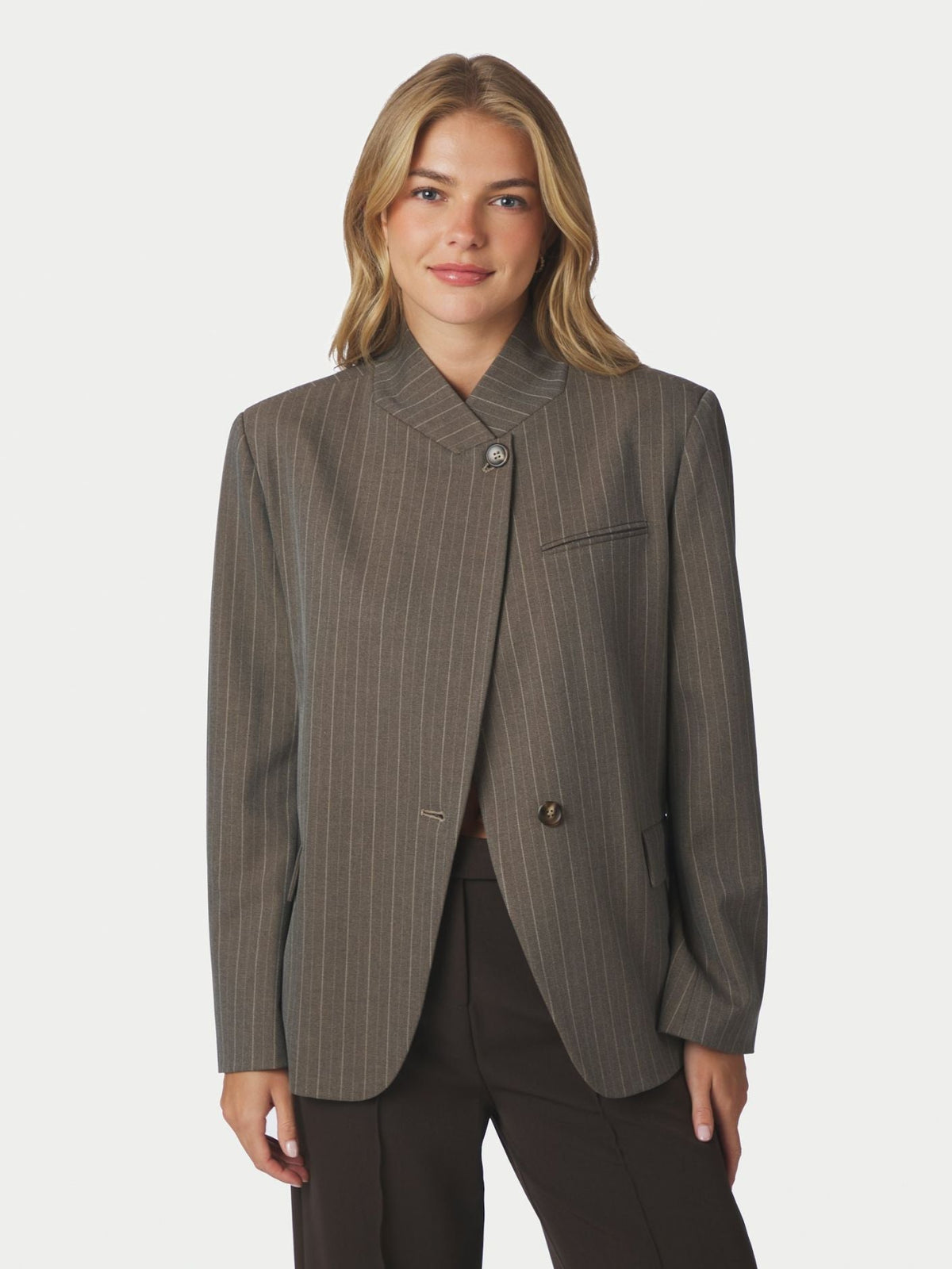 NERINE PINSTRIPE BLAZER NN (262) - LifeStyle Hedensted