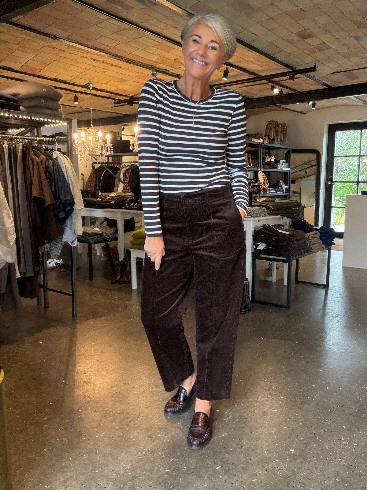 NETTA PANTS MØRK BRUN PT (323) - LifeStyle Hedensted