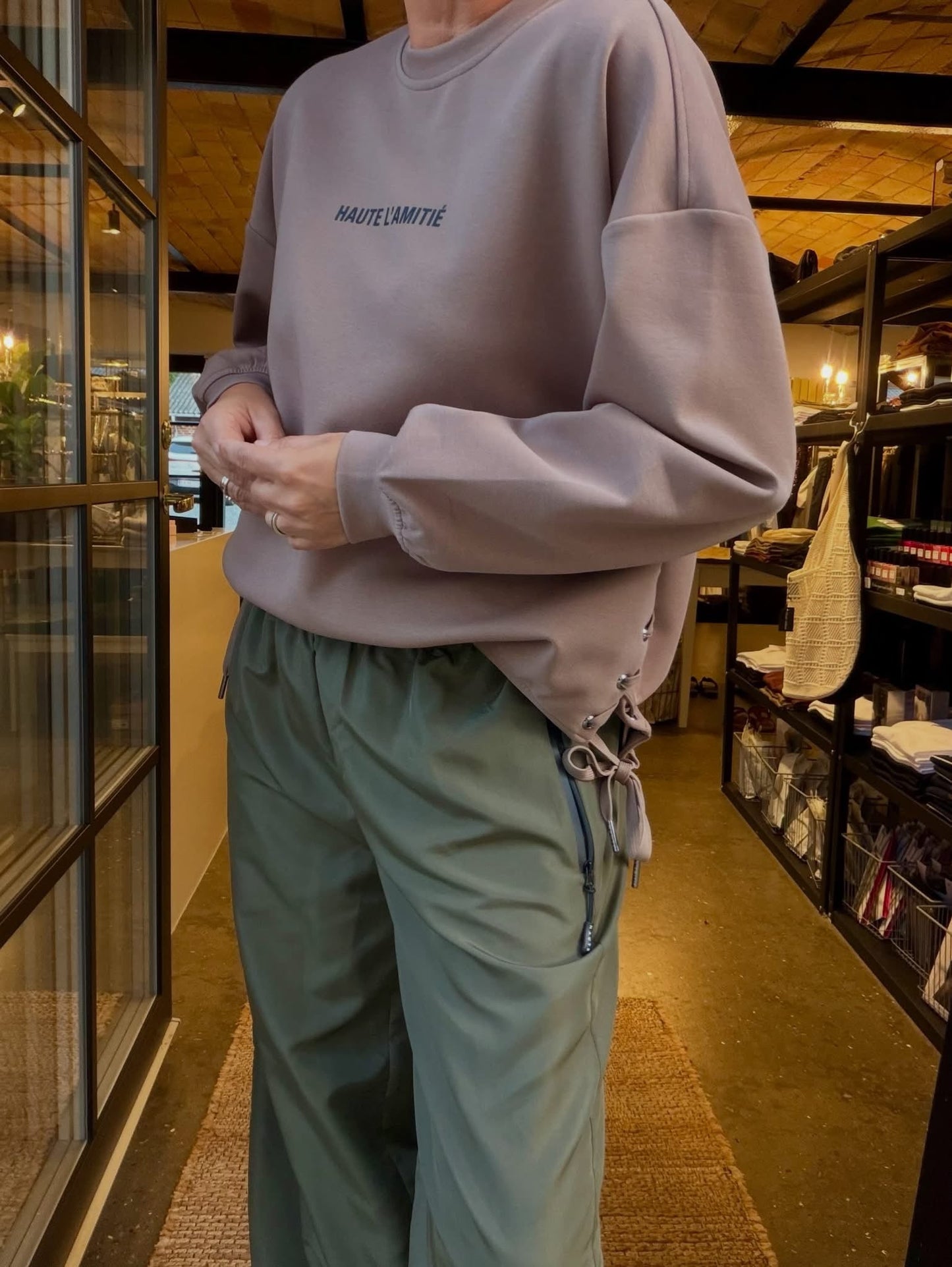 NEW STUDIO TIE SWEATSHIRT HL (106) - LifeStyle Hedensted