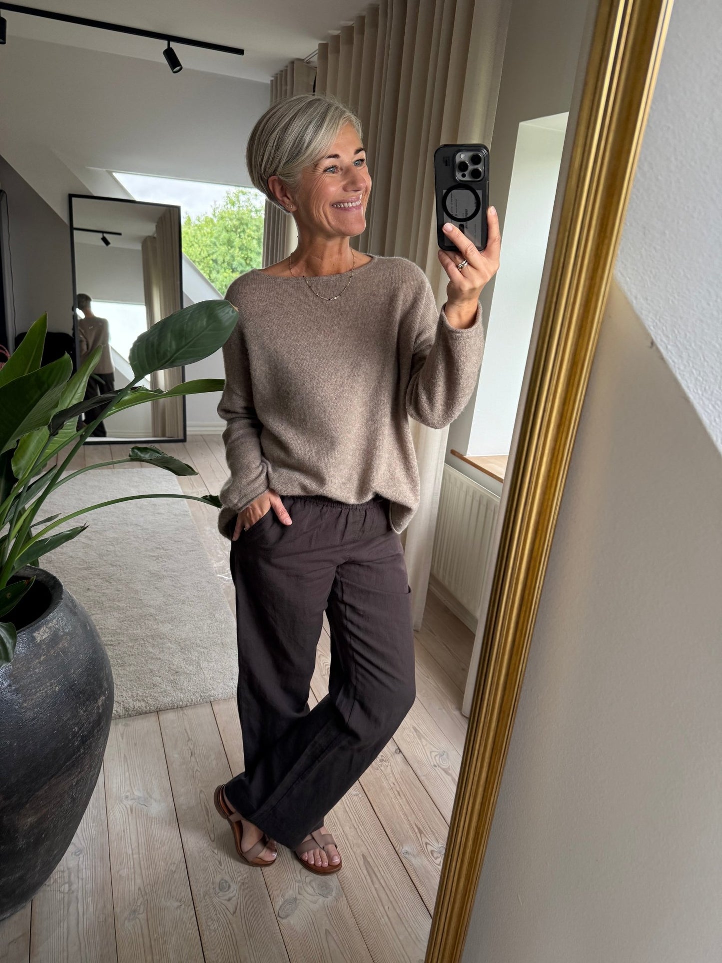 OVERSIZED PURE CASHMERE BLUSE BTF - LifeStyle Hedensted