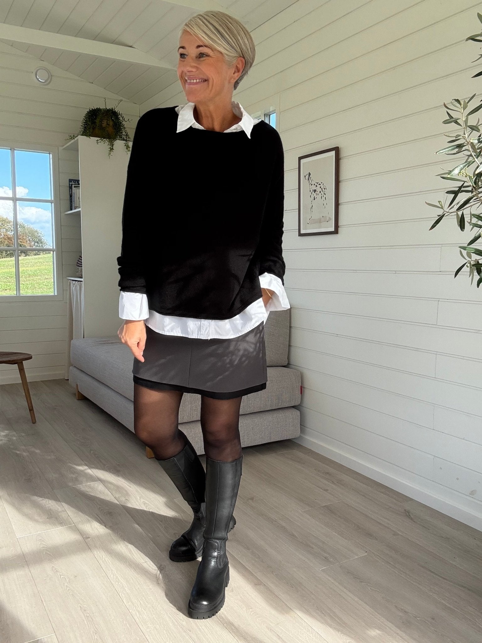 OVERSIZED PURE CASHMERE BLUSE BTF - LifeStyle Hedensted