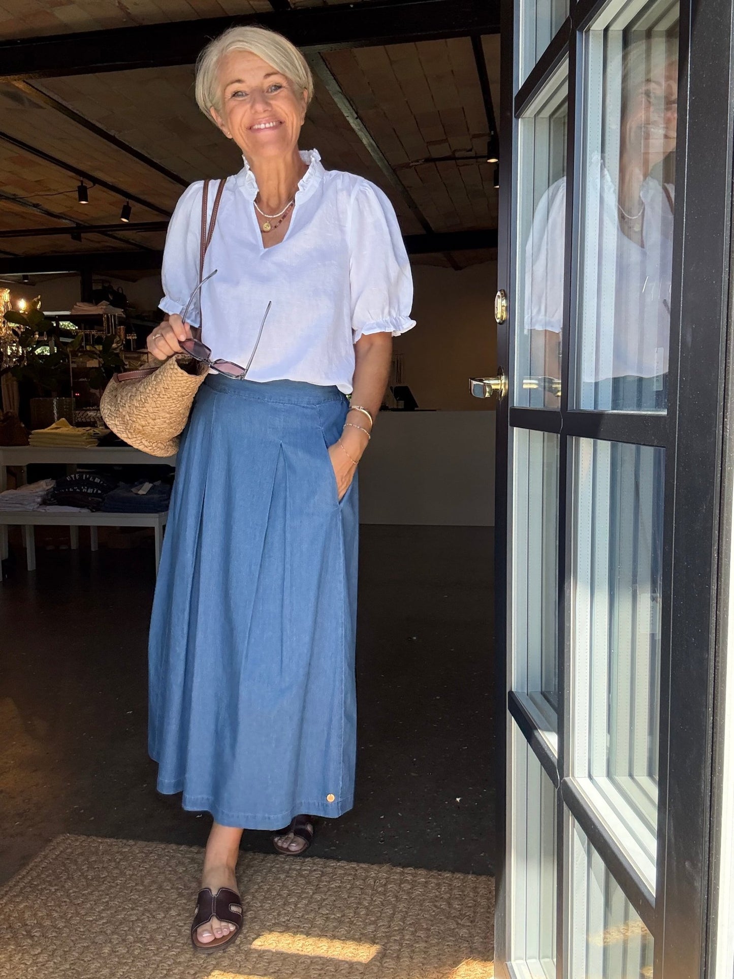 PAULINE DENIM NEDERDEL PREPAIR - LifeStyle Hedensted