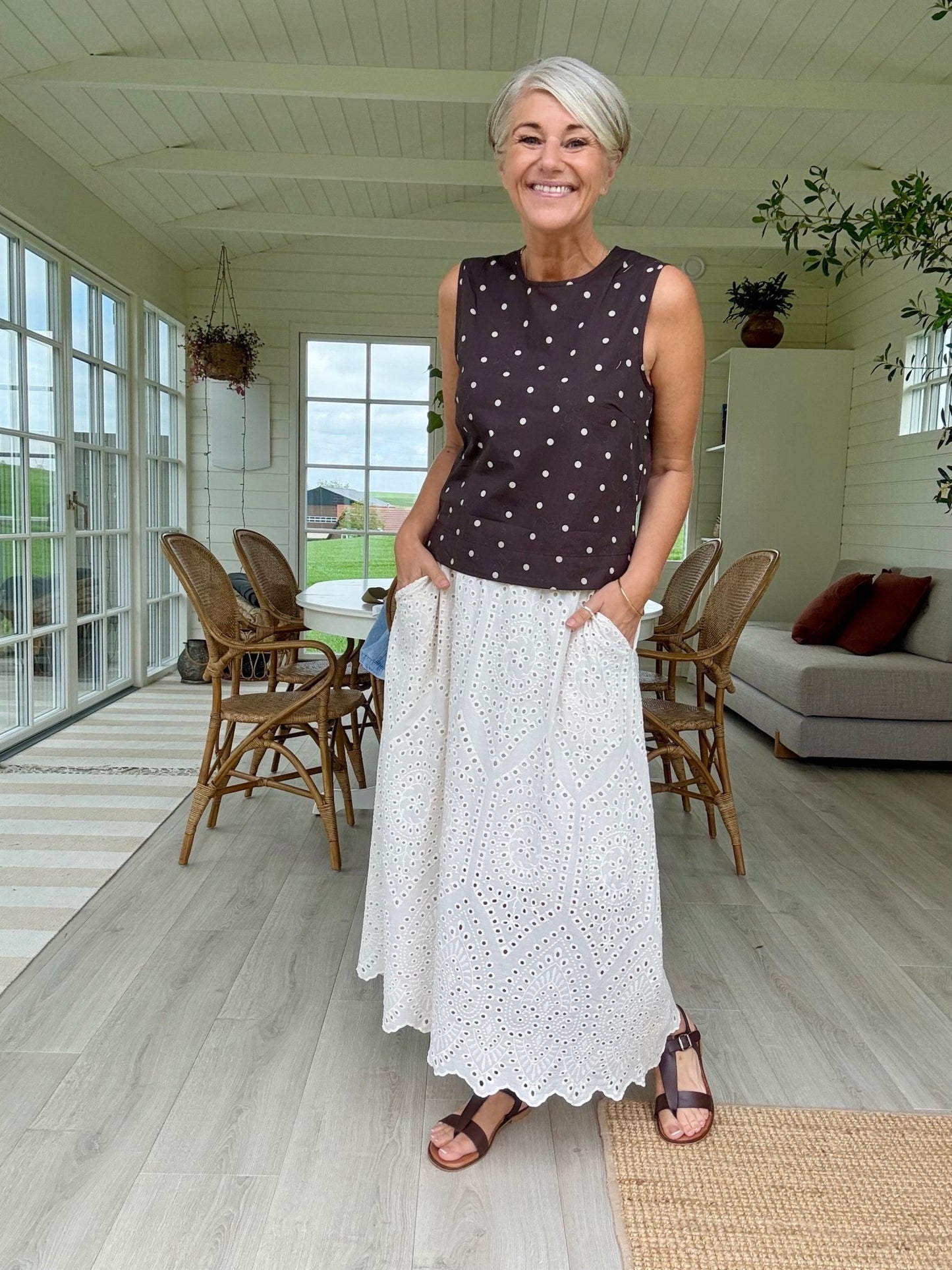 POLLY PRIKKEDE TOP NN - LifeStyle Hedensted