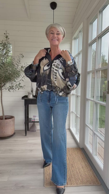 LOUIS 139 HIGH WIDE JEANS MEW