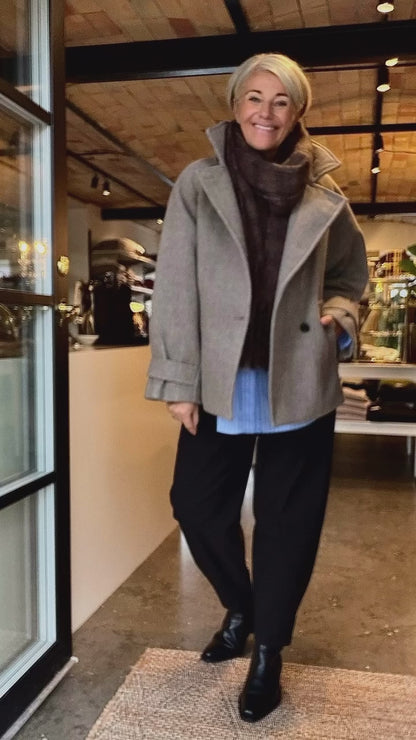 SKY PIN STRIPE SKJORTE HL (110)