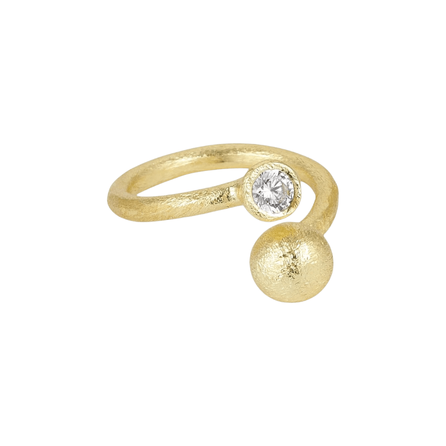 RING MED ZIRKON PURE BY NAT - LifeStyle Hedensted