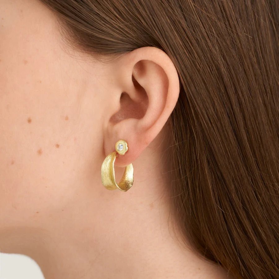 RUNDE ØRERINGE PURE BY NAT - LifeStyle Hedensted