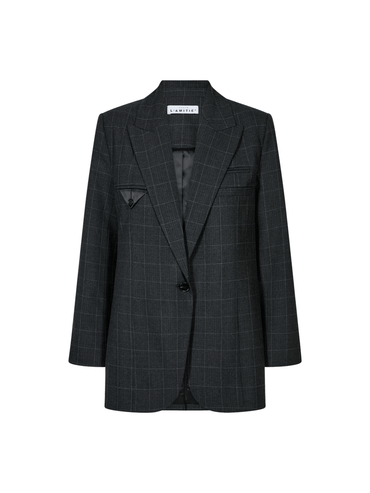 SMOKEY CHECK SINGLE BLAZER - LifeStyle Hedensted